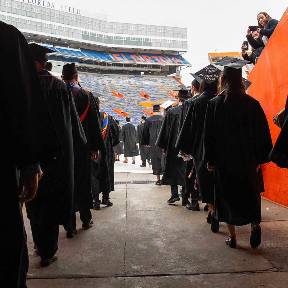 UF officials monitoring commencement weekend weather