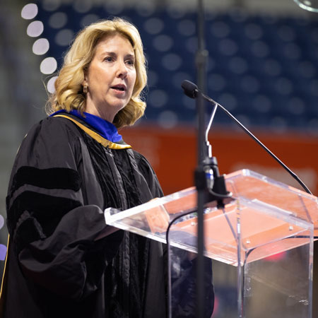Leslie A. Parker's speech for the Spring 2023 doctoral commencement