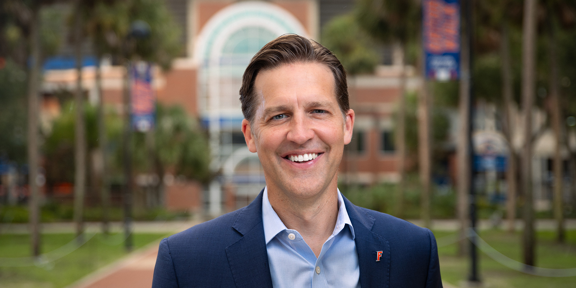 President Sasse smiling