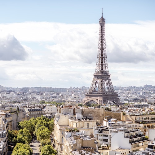 A stock photo of Paris.