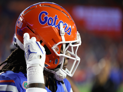 A photo of a UF football player.