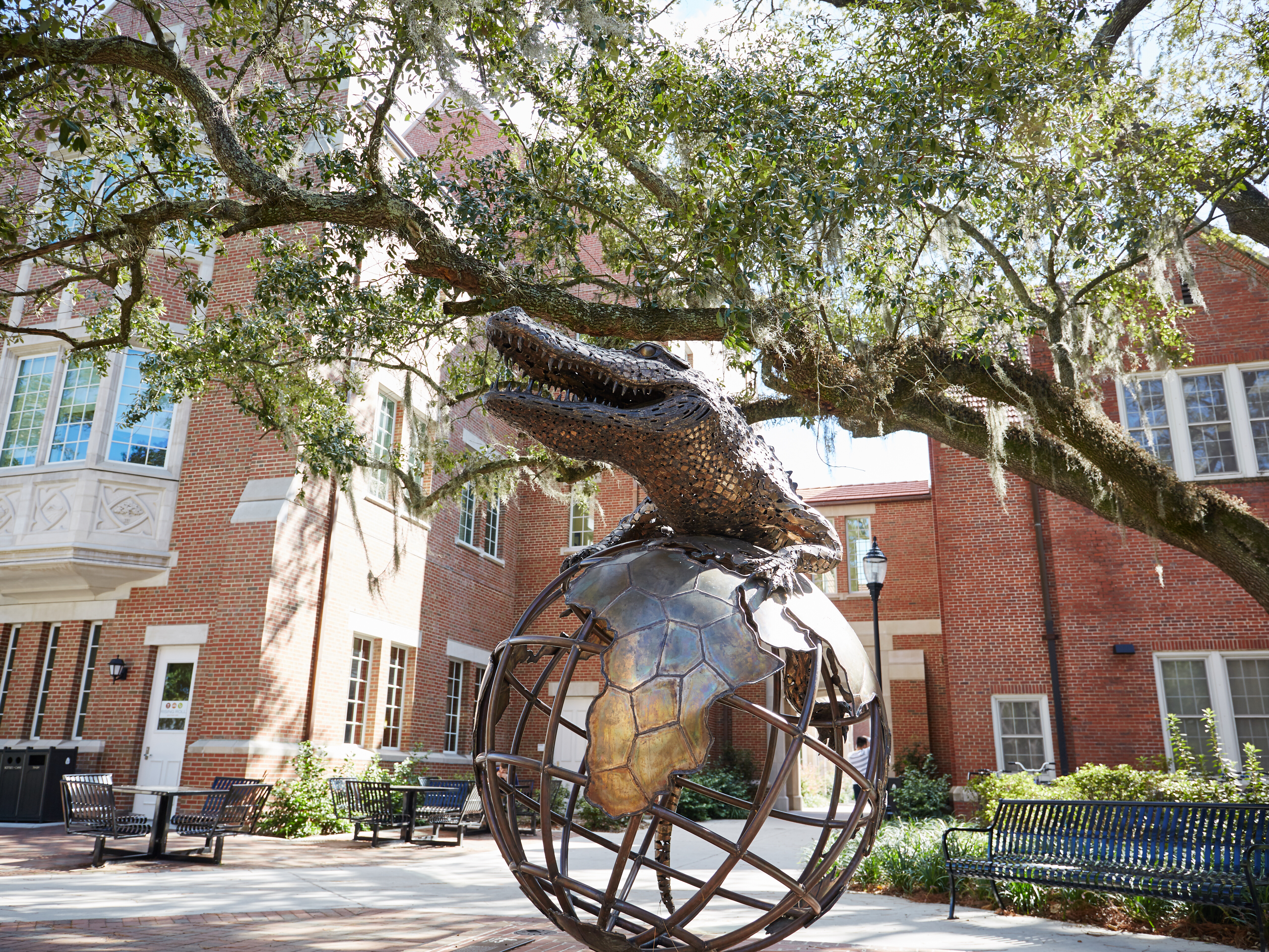 UF Global Gator statue