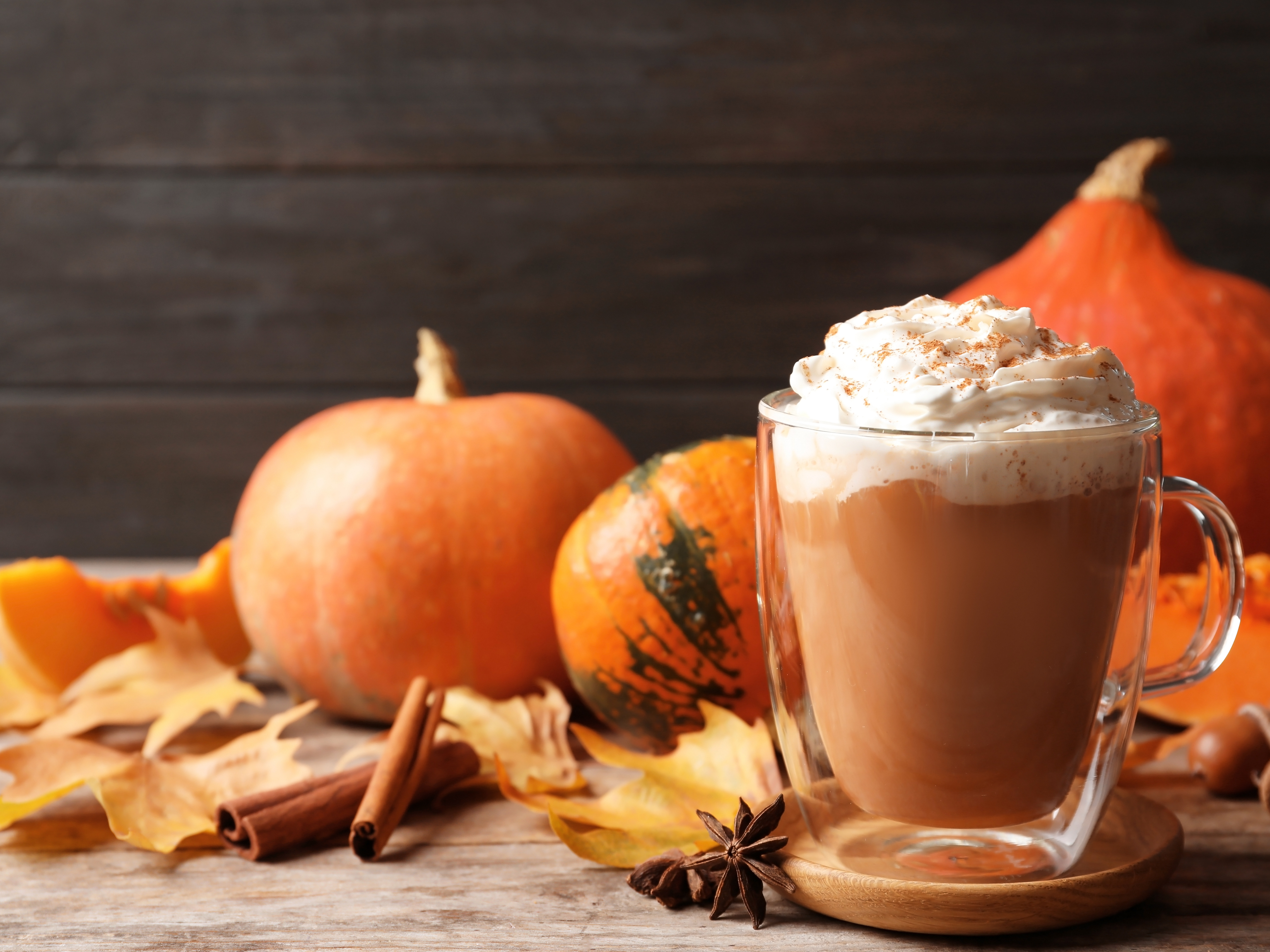 Pumpkin Spice Latte stock image