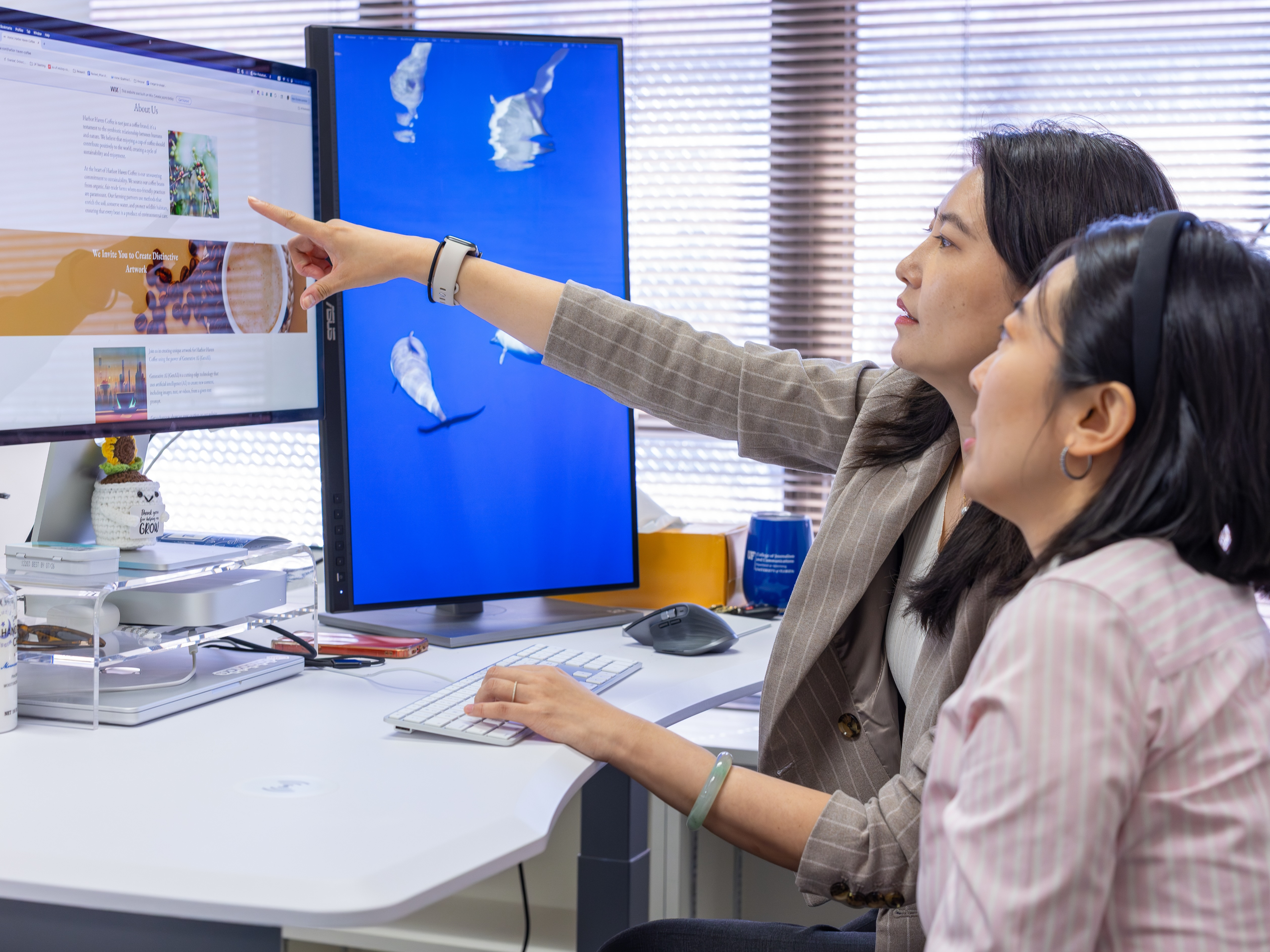 Researchers Yang Feng, Ph.D., and Yuan Sun, Ph.D., discuss generative AI and advertising