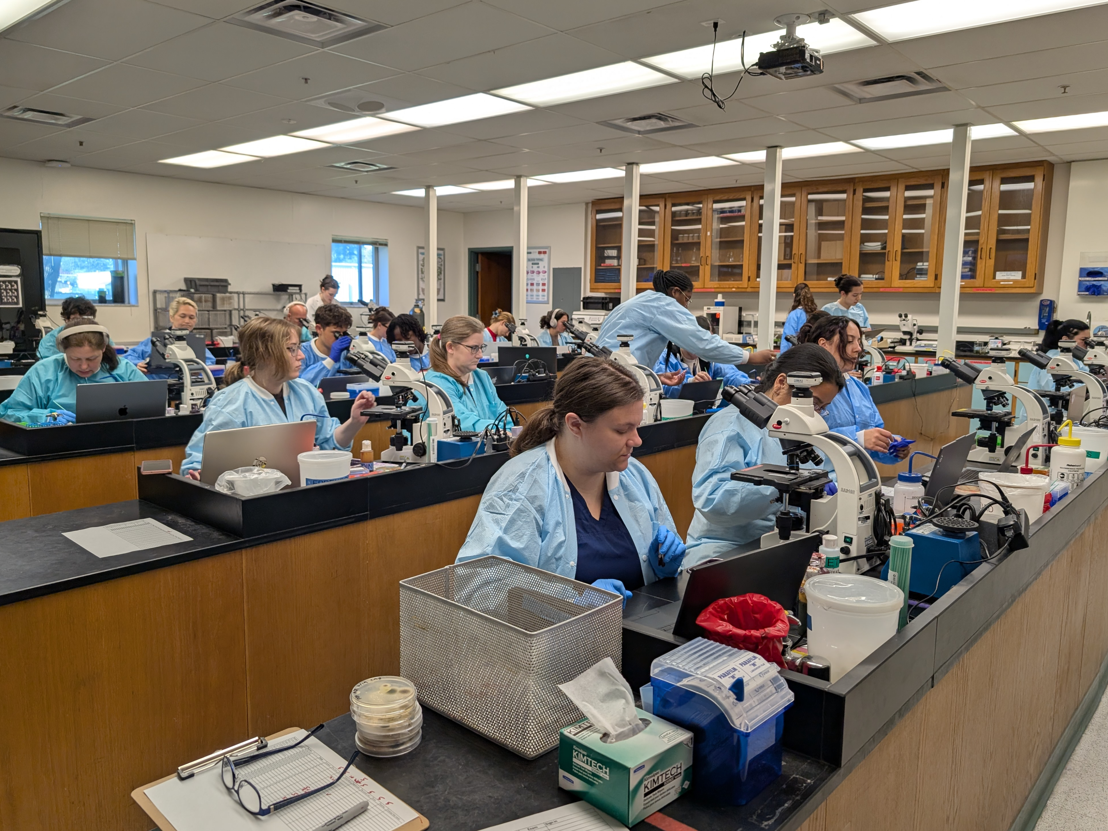 Emma Ward and her peers participated in five days of lab work during UF Online’s microbiology boot camp